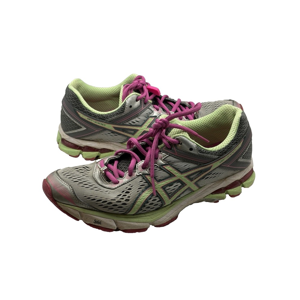 ASICS F820615 Pink/ Green Size 8.5 running